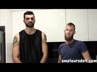 two handsome men passionately fucked on camera [amateurs do it - eli tyler]